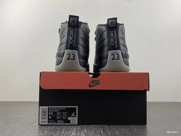 Rep TBkick Grey Black Jordan Wolf CT8013-019 12 Air 0705
